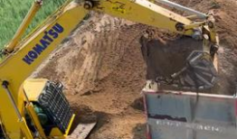 挖土机视频,高效施工的钢铁巨兽风采